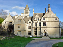 Front of the mansion