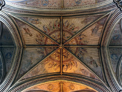 Ceiling above the choir