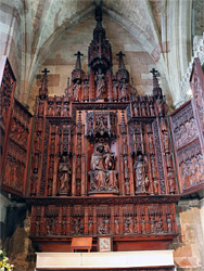 Carving in the Jesus chapel