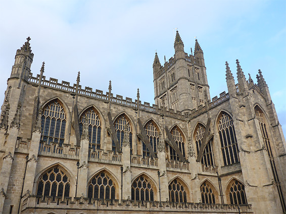 South side of Bath Abbey