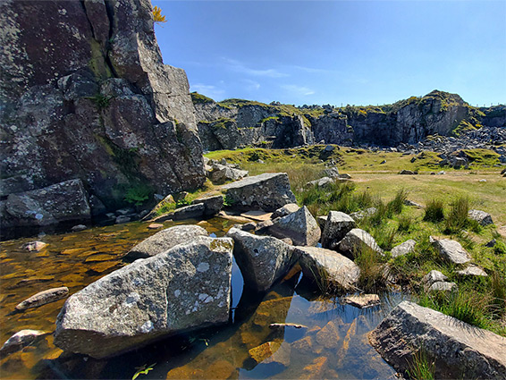 Pool in the quarry