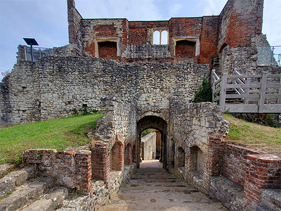 Entrance passage to the keep