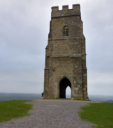 East side of the church