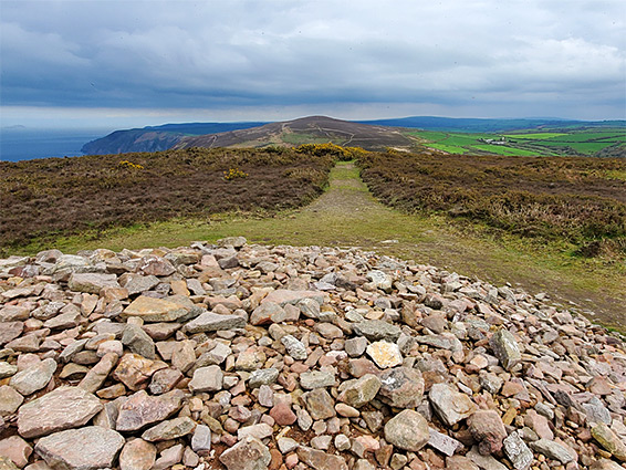 Cairn at Great Hangman