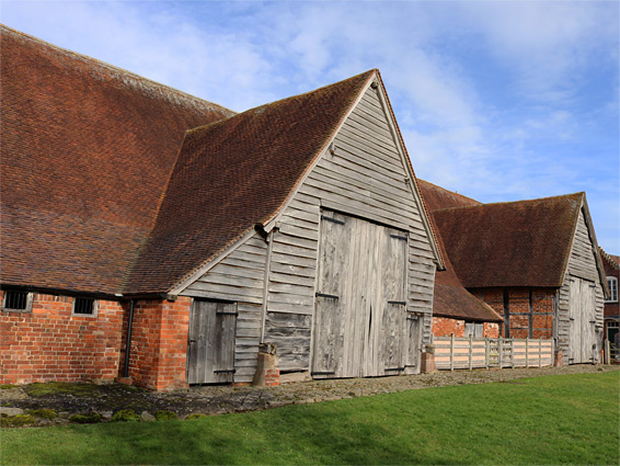 Front of the barn