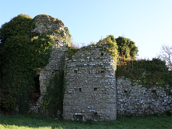 West walls