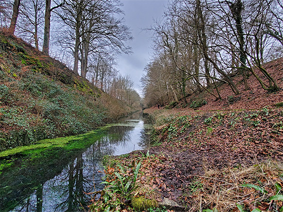 Canal to the east