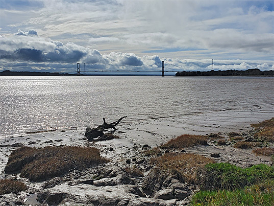 Cloudbank beyond the Severn Bridge