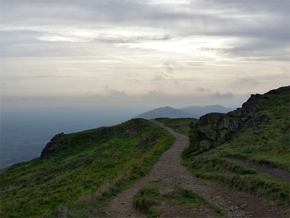 Path south of Worcestershire Beacon